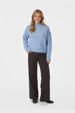 Clearance Neo Noir Paulina Fluffy Knit Blouse 164729 142