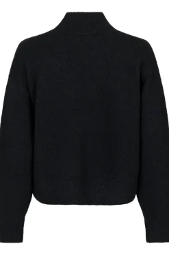Clearance Neo Noir Paulina Knit Blouse Black