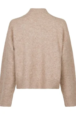 Best Neo Noir Paulina Knit Blouse Sand Melange