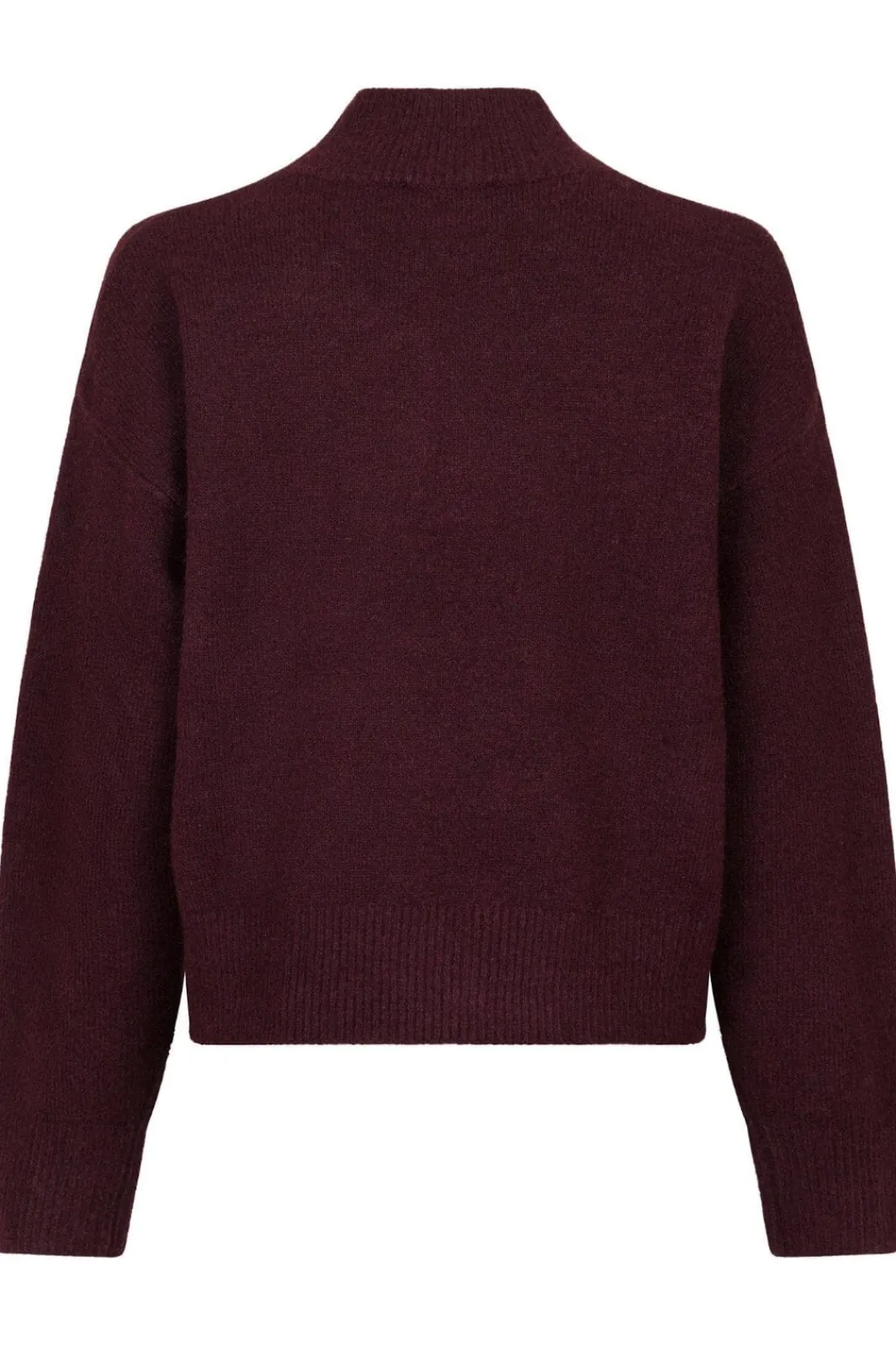 Discount Neo Noir Paulina Knit Blouse Wine