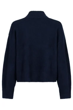 Best Neo Noir Paulina Knit Blouse Navy