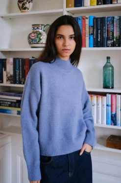 New Neo Noir Paulina Knit Blouse 159703 407
