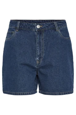 Online Pieces Pcabbi Shorts 4632583 Medium Blue Denim