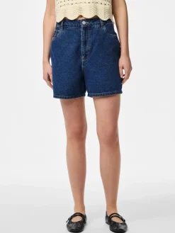 Online Pieces Pcabbi Shorts 4632583 Medium Blue Denim