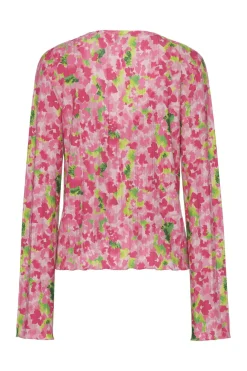 Sale Pieces Pcamber Ls Tie Top Kca 4842930 Pink Cosmos Blurry Flowers