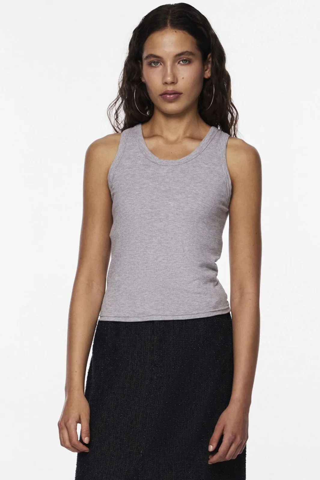 Hot Pieces Pcanibi Sl Bra Top 4513760 Light Grey Melange