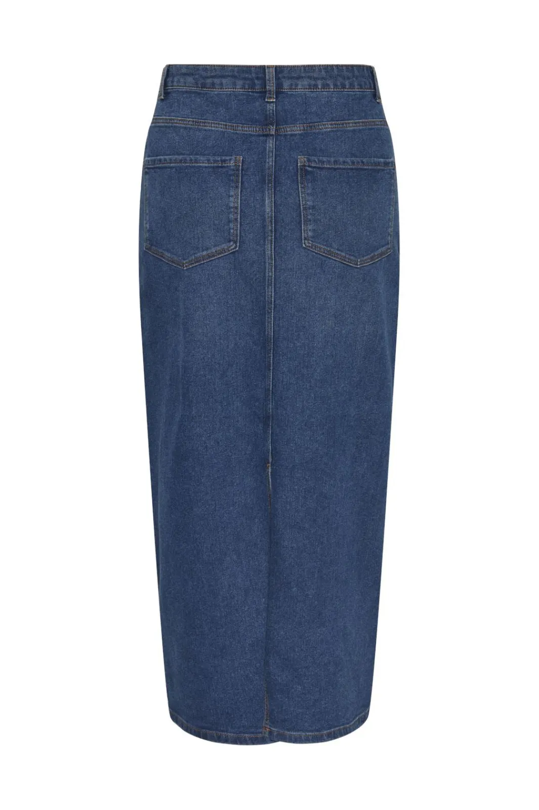 Sale Pieces Pcatikka Ankle Denim Skirt Mm 4525274 Dark Blue Denim