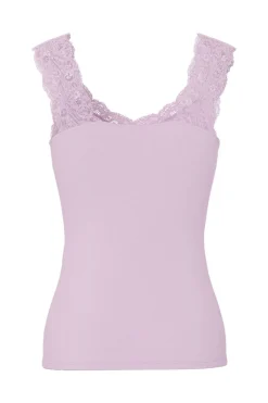 Pieces Pcbarbera Lace Top 4905219 Winsome Orchid