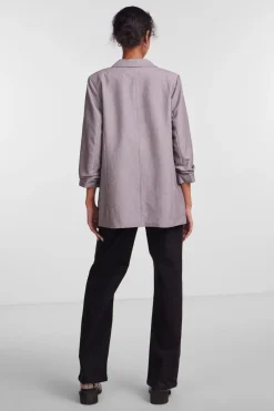 Hot Pieces Pcbosella 3/4 Blazer 3423753 Light Grey Melange