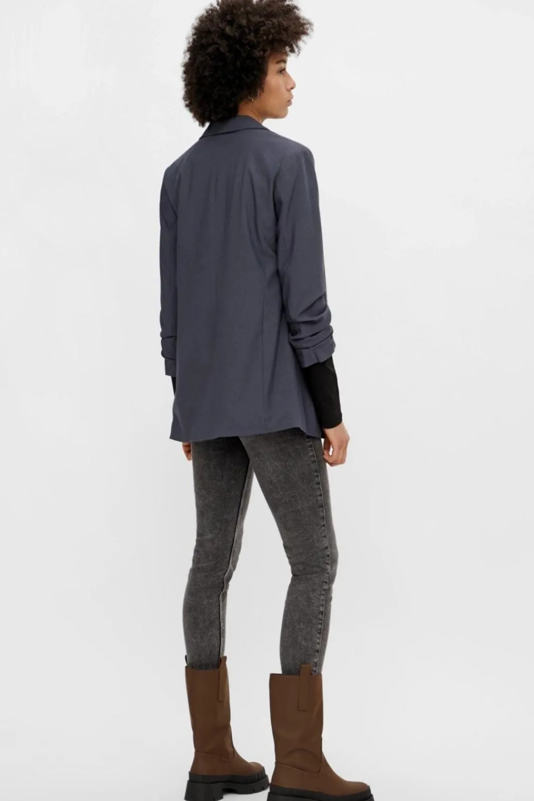 Outlet Pieces Pcbosella 3/4 Blazer Ombre Blue