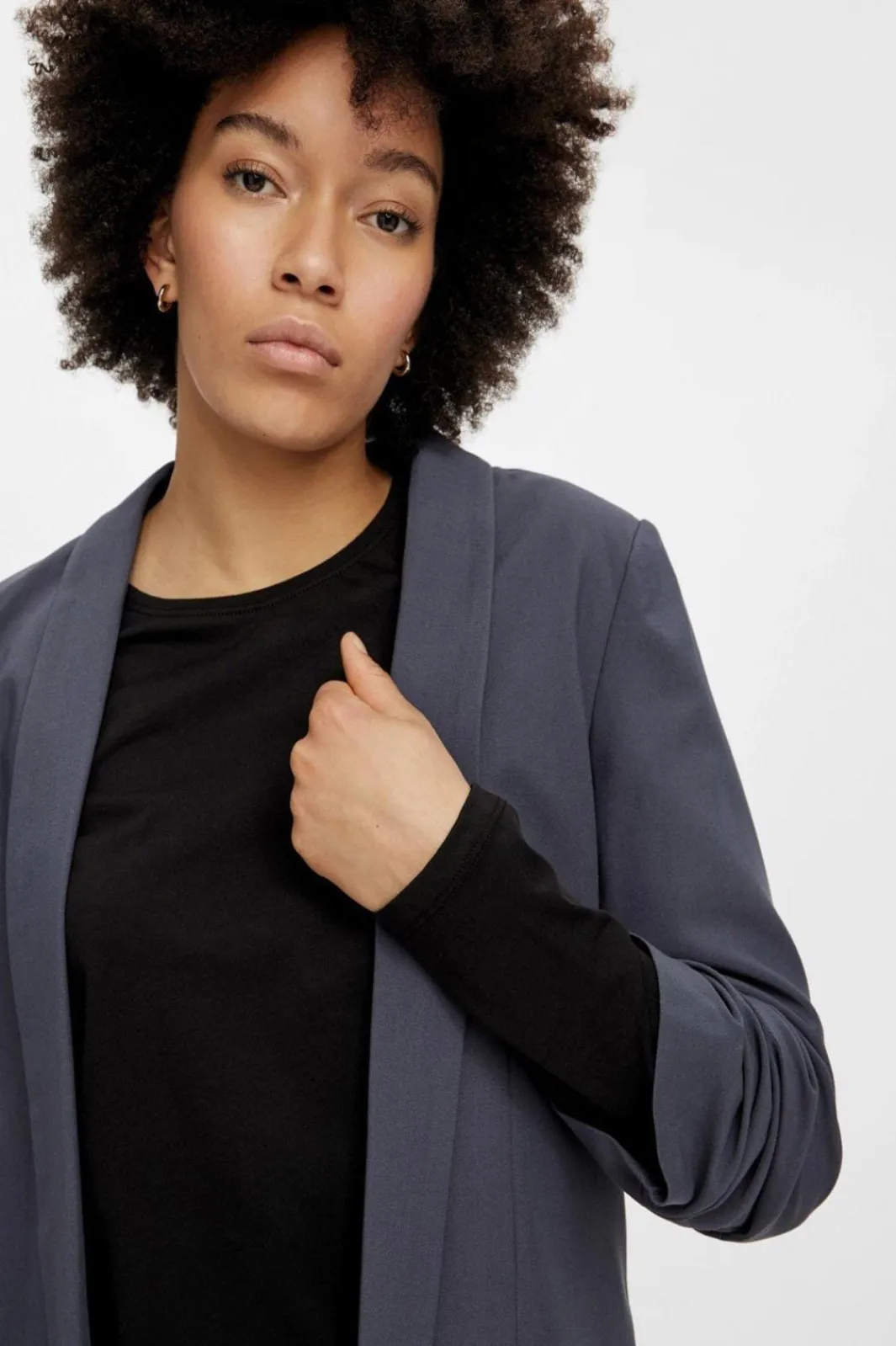 Outlet Pieces Pcbosella 3/4 Blazer Ombre Blue