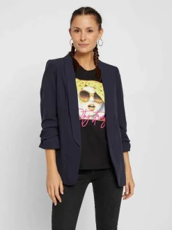 Online Pieces Pcbosella 3/4 Blazer Night Sky