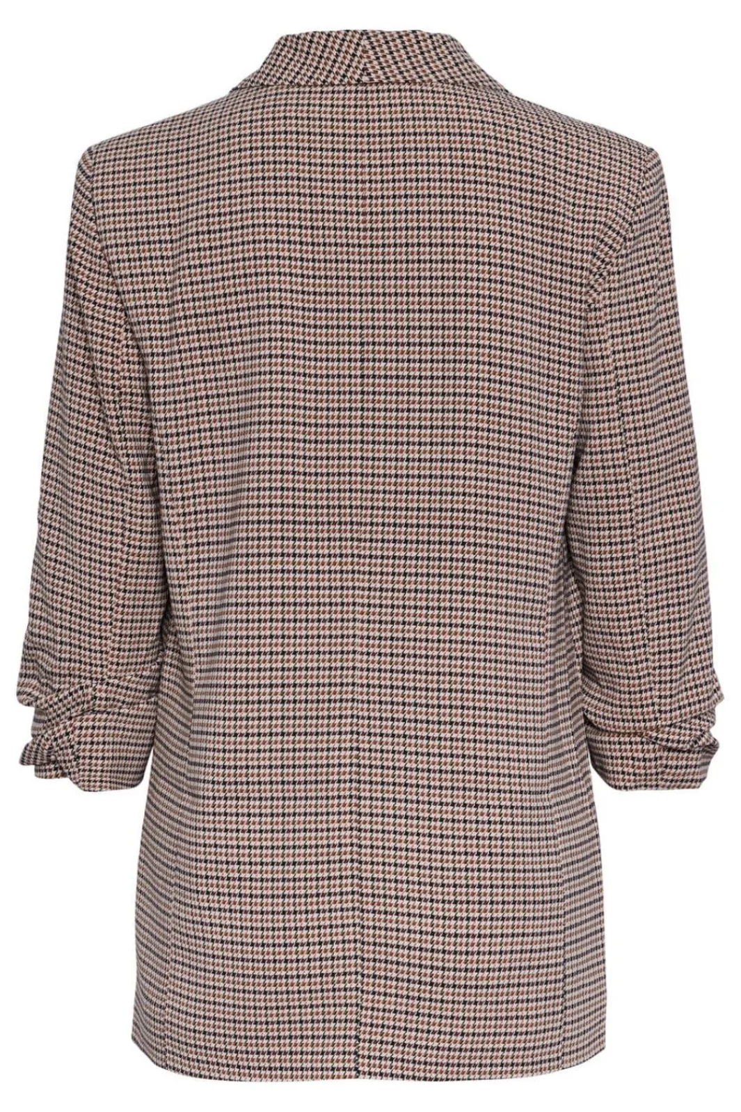 New Pieces Pcbosella 3/4 Printed Blazer 4385132 Silver Mink Houndstooth