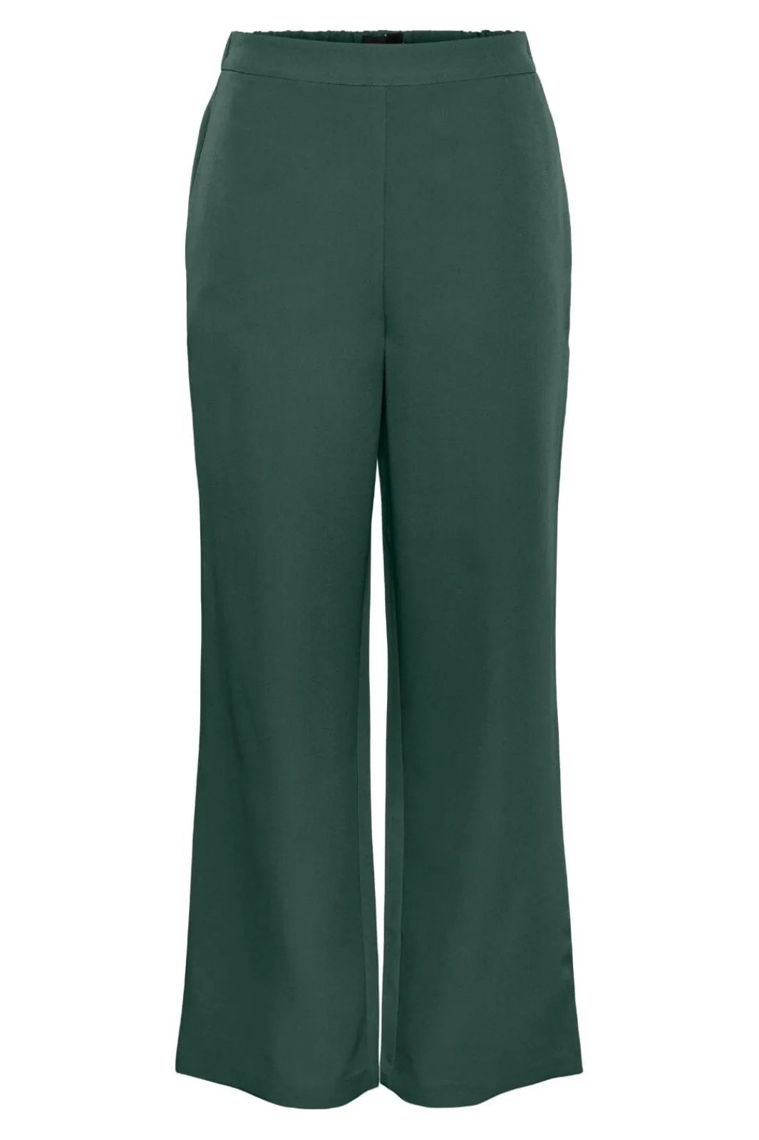 Hot Pieces Pcbossy Wide Plain Pant 4266210 Trekking Green