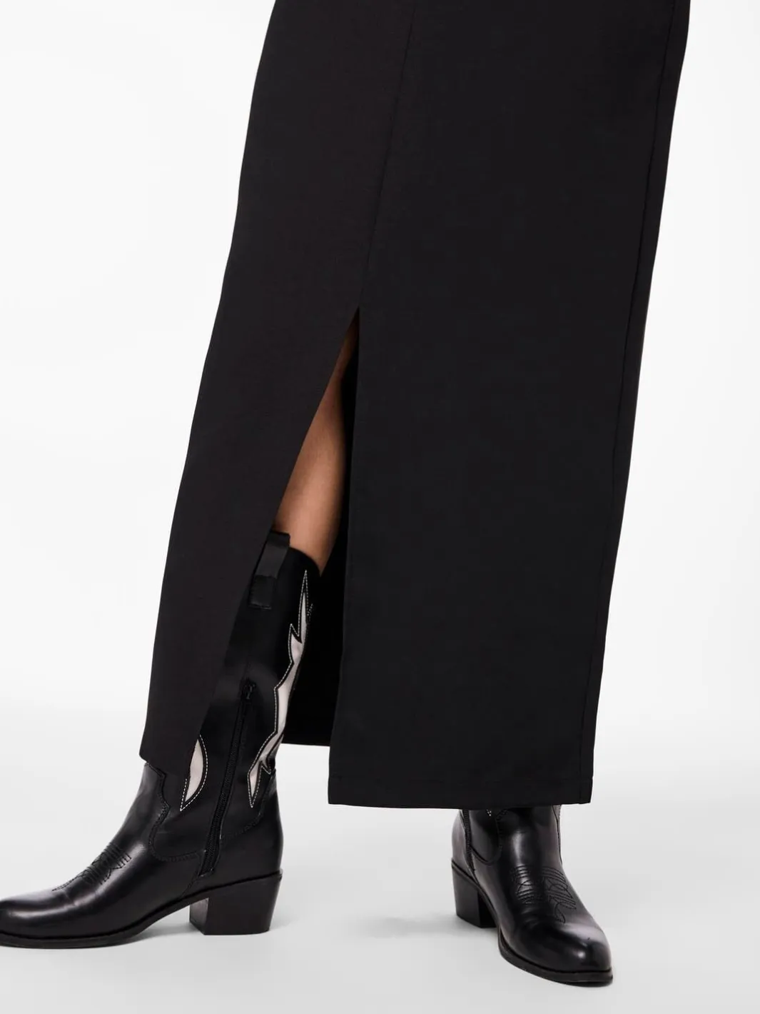 Outlet Pieces Pcbozzy Ankle Skirt 4563742 Black