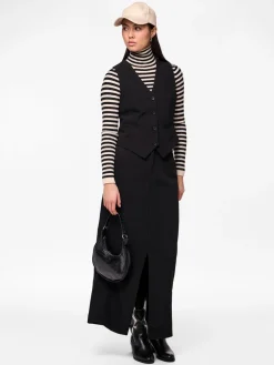 Discount Pieces Pcbozzy Vest 4563734 Black