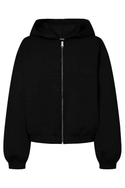 Pieces Pcbucuba Ls Zipper Scuba Hoodie Act 5007266 Black