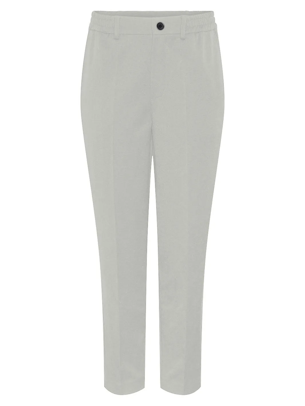 New Pieces Pccamil Ankle Pant 4476264 Light Grey Melange