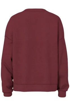 Clearance Pieces Pcchilli Ls Loose Sweat 4797616 Tawny Port
