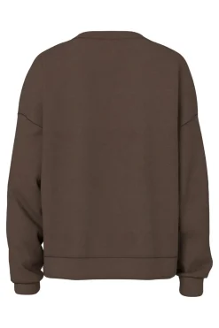 Hot Pieces Pcchilli Ls Loose Sweat 4802394 Hot Fudge