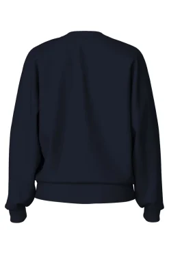 Outlet Pieces Pcchilli Ls Oversized Sweat 4701540 Sky Captain