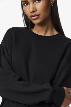 Sale Pieces Pcchilli Ls Sweat 3600582 Black