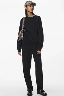Sale Pieces Pcchilli Ls Sweat 3600582 Black