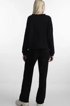 Sale Pieces Pcchilli Ls Sweat 3600582 Black