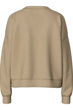 Sale Pieces Pcchilli Ls Sweat 3728739 Silver Mink