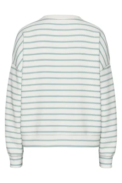 Best Pieces Pcchilli Ls Sweat Stripes 17146886 4642155