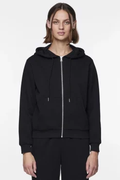 Online Pieces Pcchilli Ls Zip Hoodie 4265110 Black