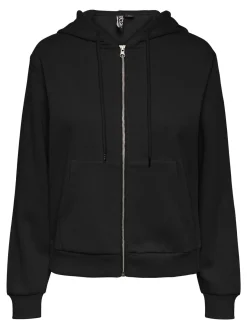 Online Pieces Pcchilli Ls Zip Hoodie 4265110 Black