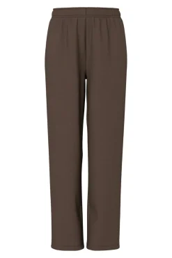 New Pieces Pcchilli Straight Sweat Pants 4802328 Hot Fudge
