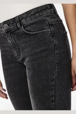 New Pieces Pcdana Skinny Jeans Dg202 4591480 Dark Grey Denim