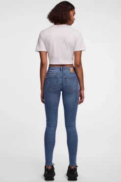 Sale Pieces Pcdana Skinny Jeans Mb402 4438612 Medium Blue Denim