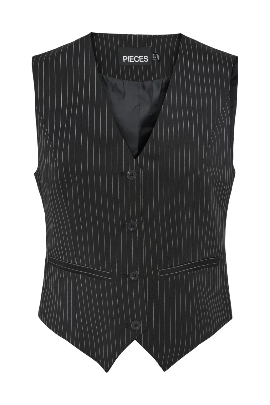 Discount Pieces Pcdidi Tailored Vest 4513124 Black White
