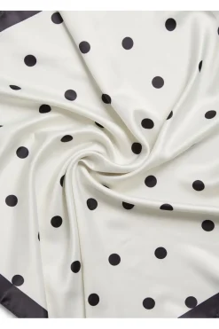 Online Pieces Pcdonnie Square Scarf 4993263 Birch Polka Dots