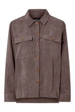 Pieces Pceffi Ls Shirt 4993109 Coffee Quartz
