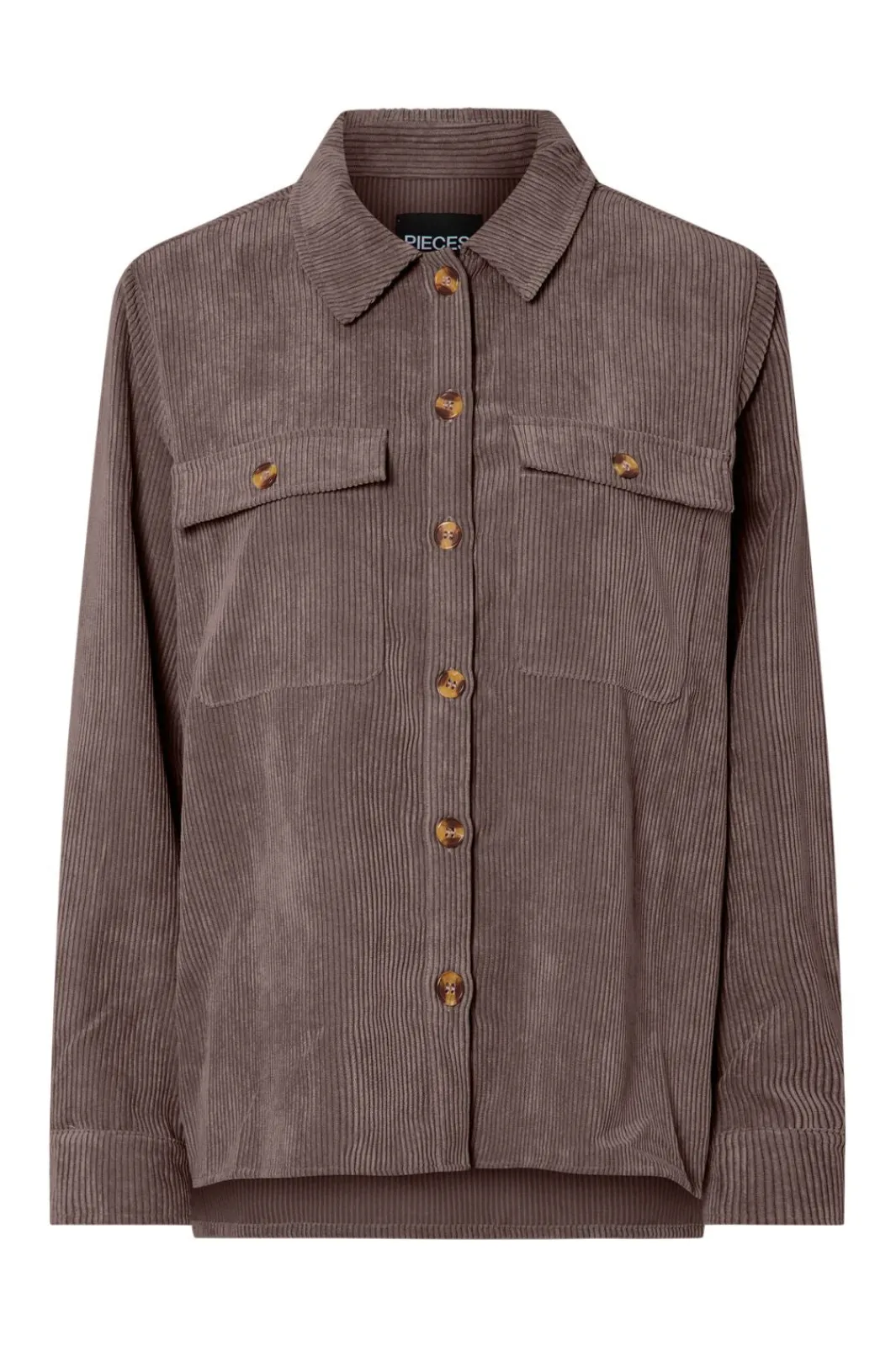 Pieces Pceffi Ls Shirt 4993109 Coffee Quartz