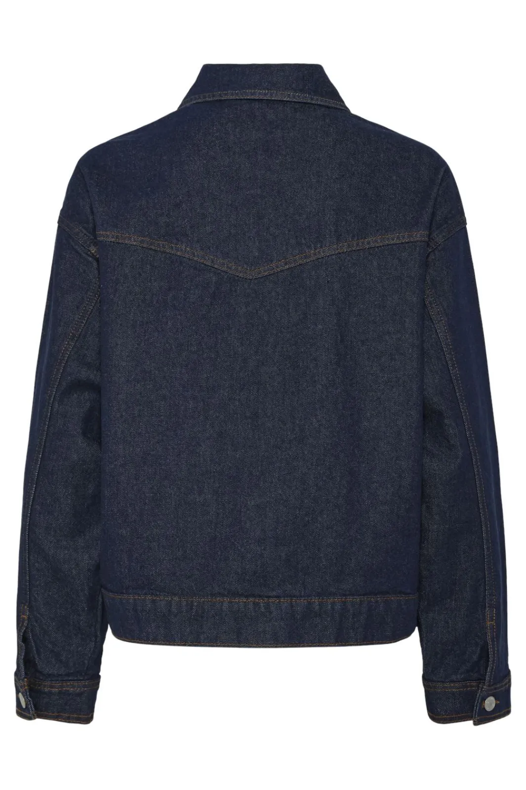 Pieces Pcelma Denim Jacket 4651326 Dark Blue Denim Rinse Wash