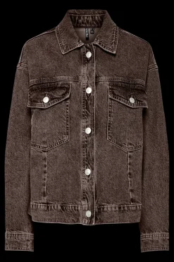 Clearance Pieces Pcelma Denim Jacket 4957420 Hot Fudge
