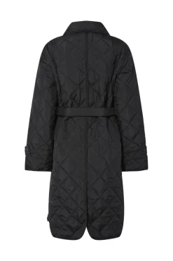 Clearance Pieces Pcemily Long Quilted Jacket 4807781 Black