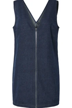Discount Pieces Pcfabia Sl Short Denim Dress Fsy 17160243 4838228