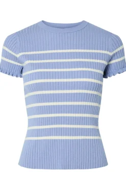 Online Pieces Pcfaith Ss O-Neck Knit 17160519 4845730