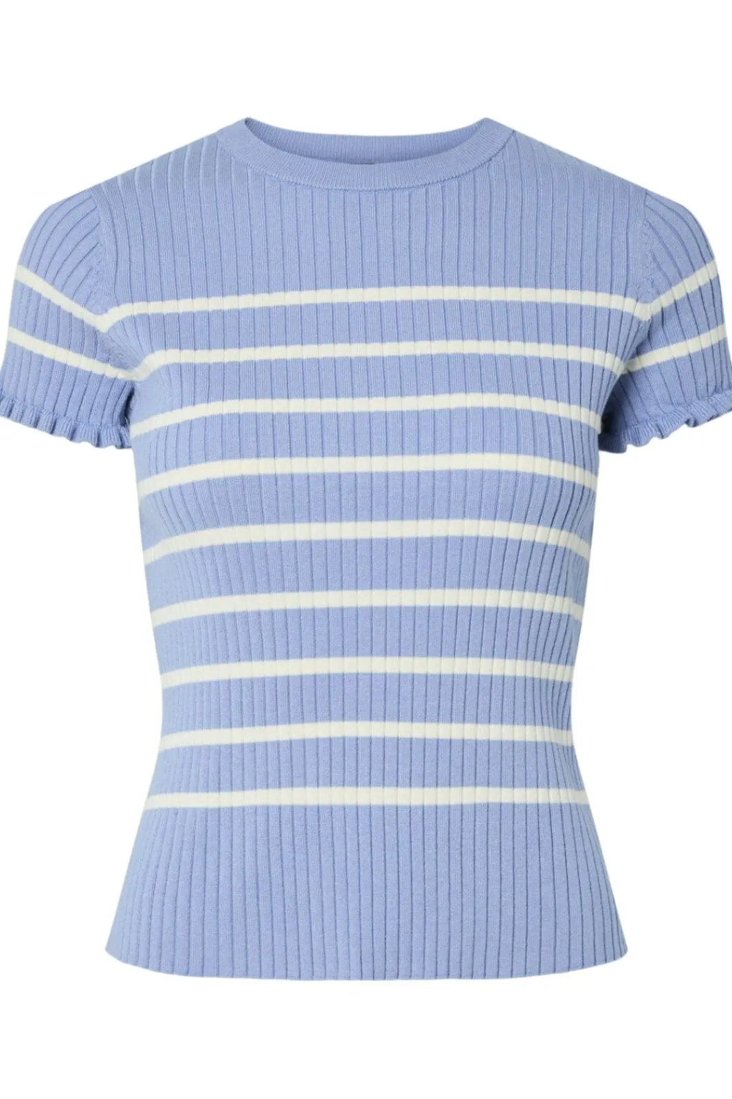 Online Pieces Pcfaith Ss O-Neck Knit 17160519 4845730
