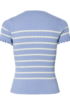 Online Pieces Pcfaith Ss O-Neck Knit 17160519 4845730