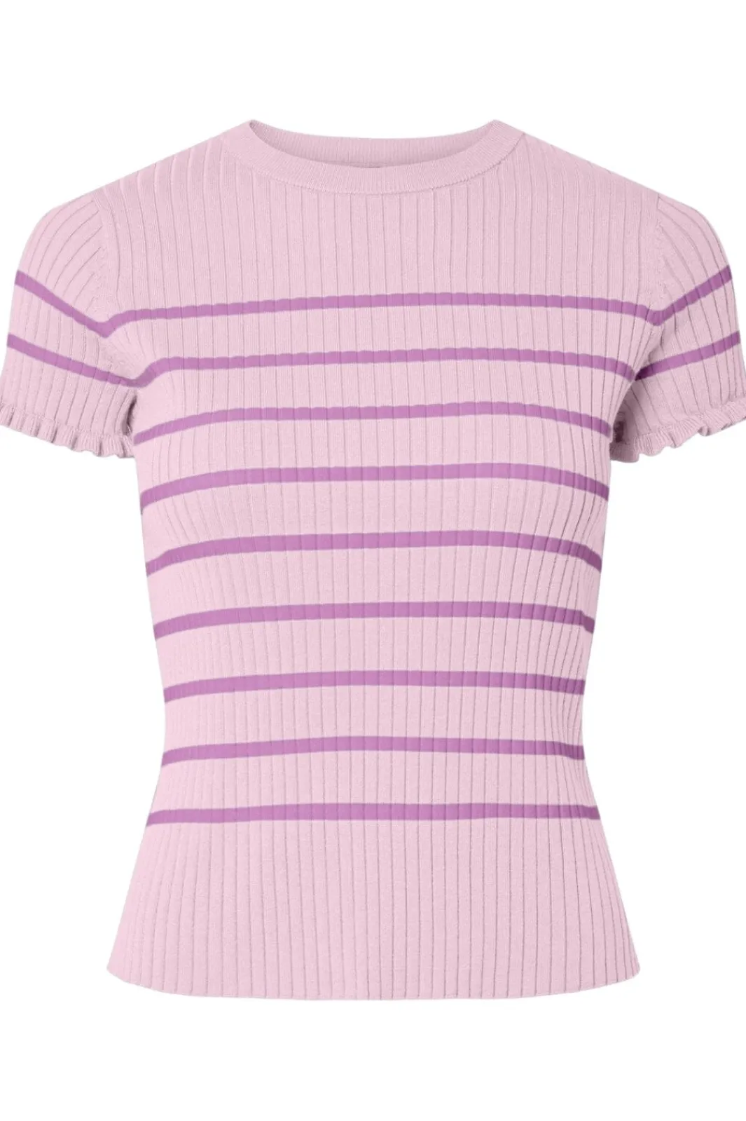 Best Pieces Pcfaith Ss O-Neck Knit 17160519 4845731