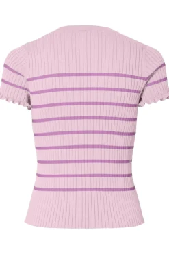 Best Pieces Pcfaith Ss O-Neck Knit 17160519 4845731