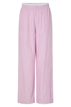 Pieces Pcfamma Straight Pant Fsy 4912400 Pink Tulle White/Pink Stripes