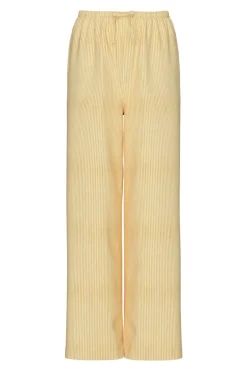 Best Pieces Pcfeline Pants Pwp 4822557 Sunset Gold Cloud Dancer